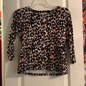 Leopard print blouse